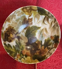 VINTAGE FIBERGLASS Serving  BOWL MID CENTURY MODERN 10 7/8" DIAMETER