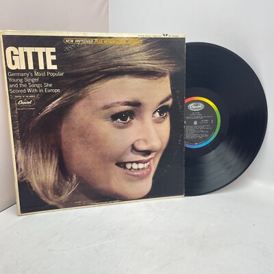 Gitte Hænning Gitte Vinyl LP OG US 1965 Stereo Press VG+/VG Schlager Pop