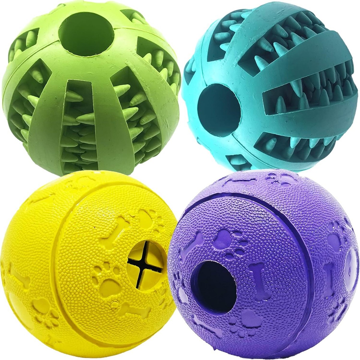 Jalousie Dog Puzzle Balls Treat Dispensing Non-Toxic Large PACK