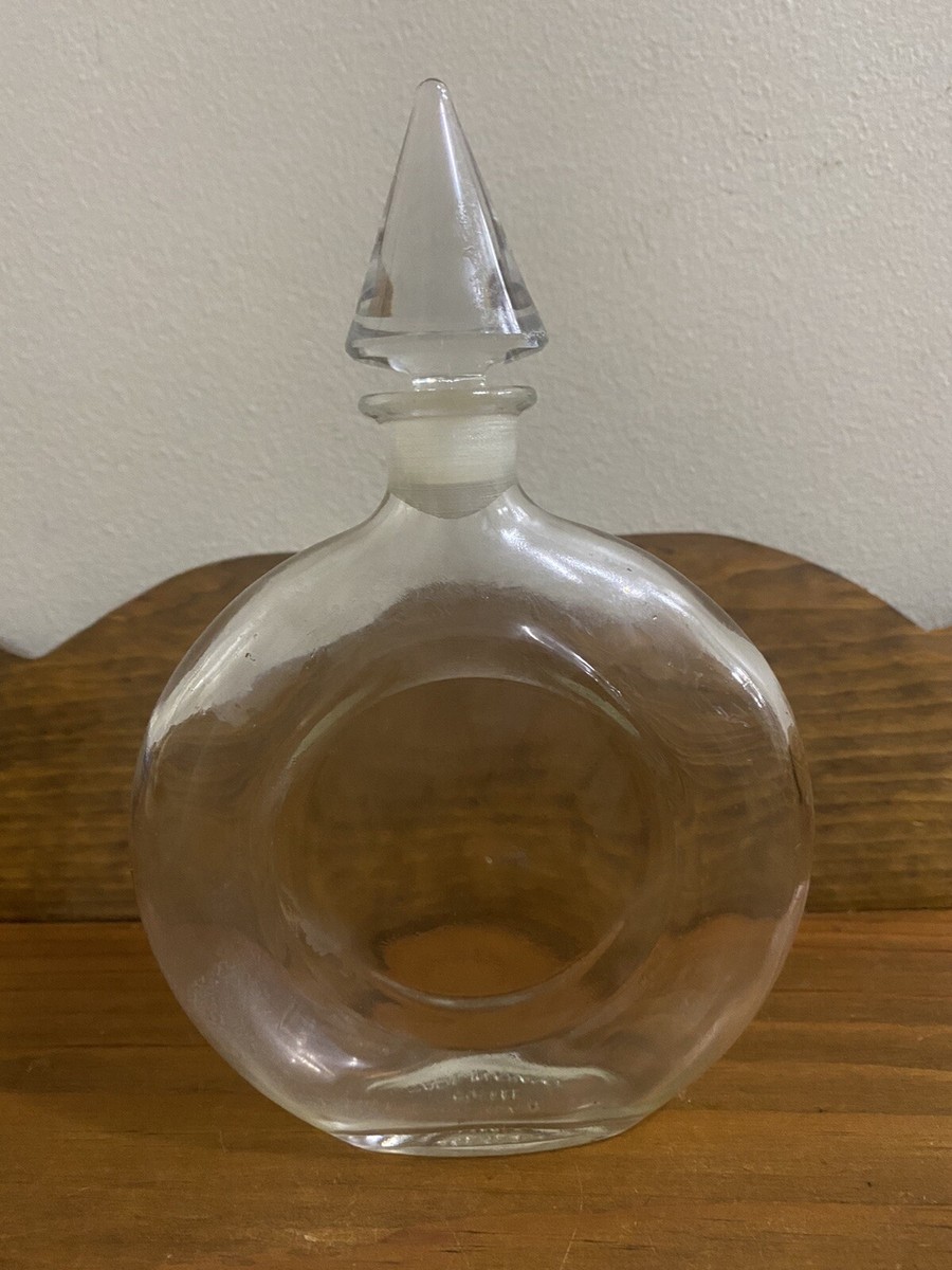 Rare Vintage Unique Shape Guerlain Brand Victorian Glass Perfume