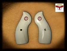 RUGER REDHAWK ROUND BUTT MAGNA-TUSK™ IVORY GRIPS ~ SERPENTINE CHECKERING