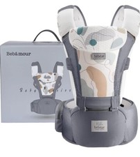 Bebamour Baby Carrier Front And Back Carry Newborn to Toddler Hip Carrier
