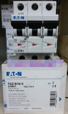 1PC EATON MOELLER FAZ-B16/3 16A 3P New 