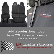 Iveco Daily Front Seat Covers Tailored (2014 Onwards) Inc Embroidery 235 Bem