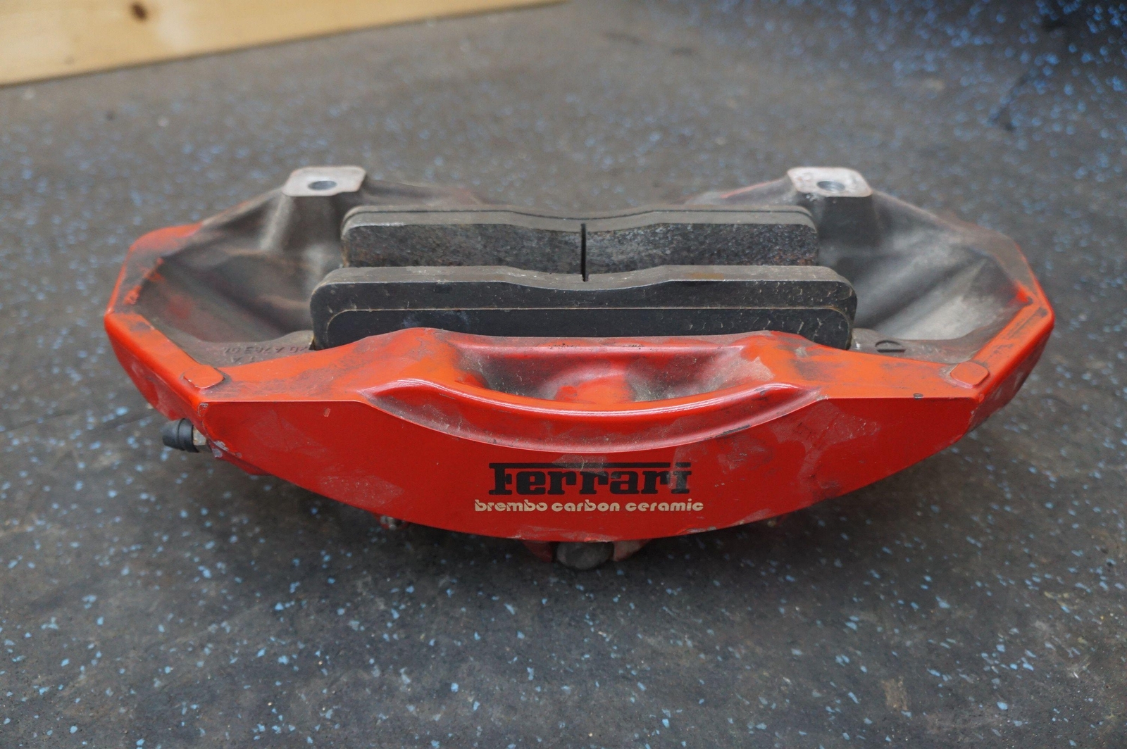 Front Right Carbon Ceramic Brake Caliper Red OEM 261772 Ferrari 458 2010-15