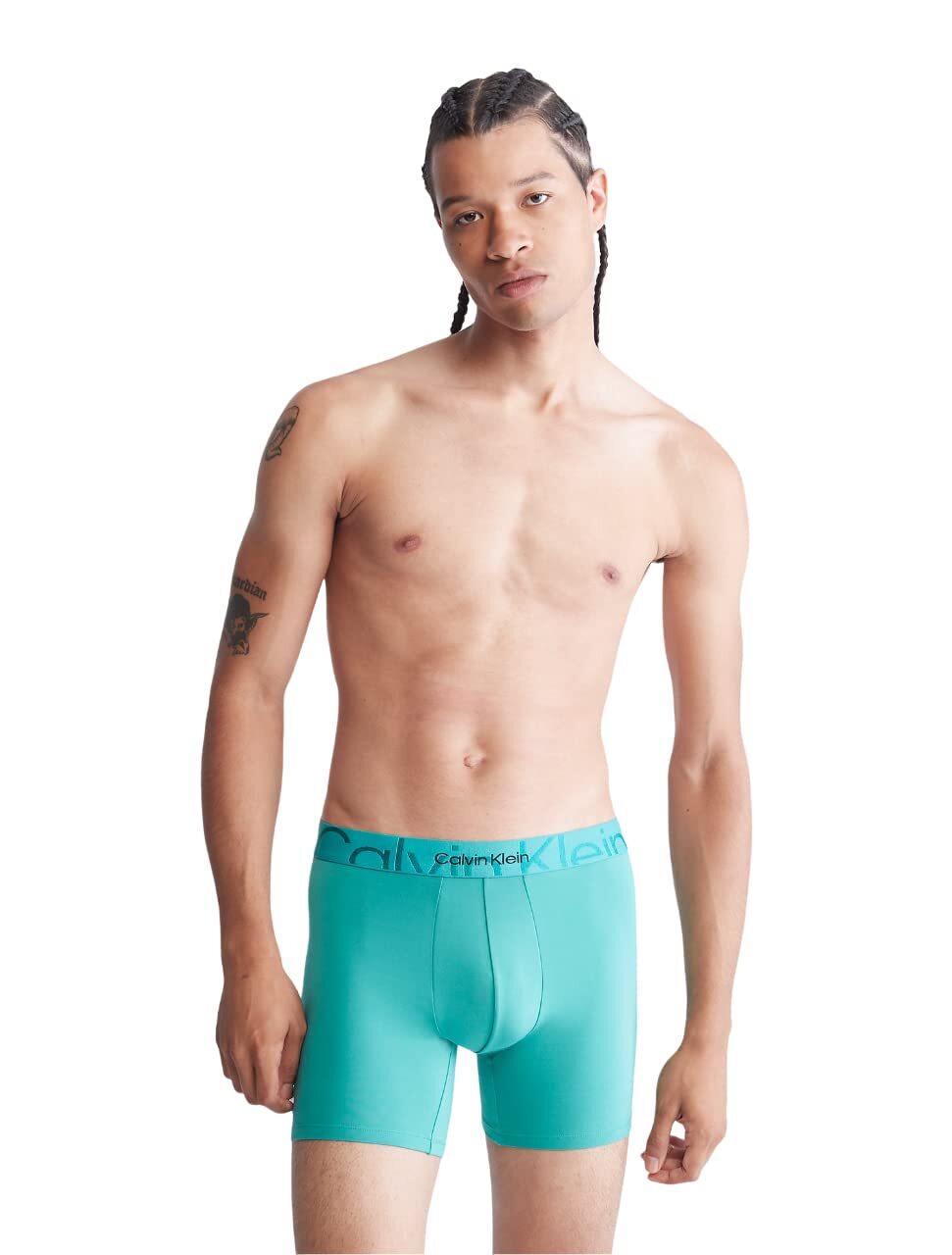 Рельефный значок Calvin Klein Micro Brief Искаженный Синий Маленький 6390₽