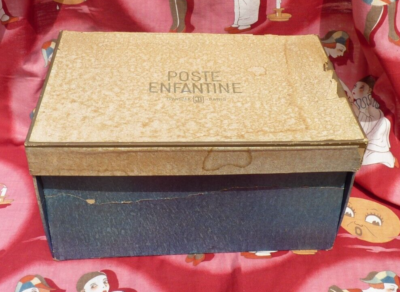 JOUET ANCIEN : JEU DE LA POSTE ENFANTINE TRANSCAR PARIS globe terrestre