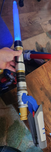 Star Wars Color Changing Lightsaber 2016 Bladebuilder w/ jedi attachment - Picture 2 of 2