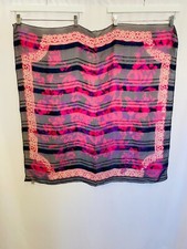 Nina Ricci Silk Scarf 34" x 34"