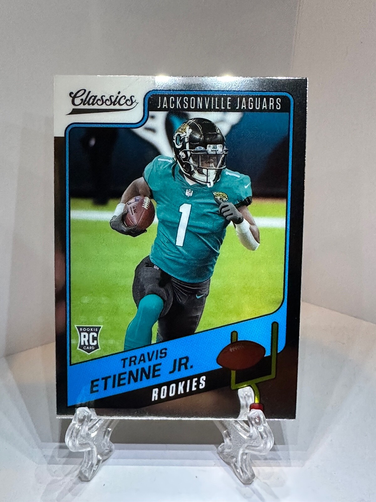 2021 Classics Football Premium Editiom #164 Travis Etienne Jr. RC Rookies Jags