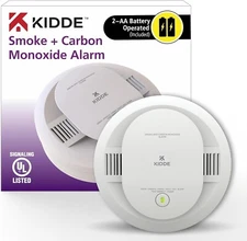 Kidde Smoke & CO Detector, Battery Powered with LED Alerts, 1 Pack (900-CUDR)
