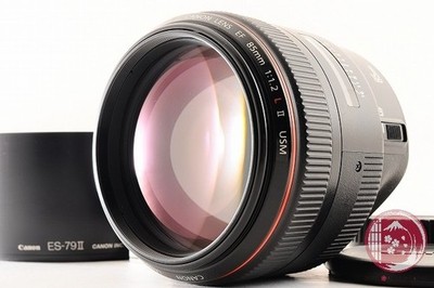 NoShip2US [MINT+ w/ Hood Caps] Canon EF 85mm f/1.2 L II USM from Japan Lv41