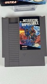 Mission: Impossible (Nintendo, NES, 1990) Game & Box. NO MANUAL