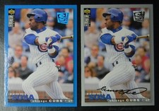 1994 Sammy Sosa Upper Deck Collector's Choice #58 Base Blue & Silver Signature