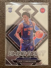2021-22 Panini Prizm - Emergent Cade Cunningham #22 (RC)