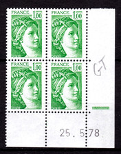 TIMBRE 1978 FRANCE COIN DATE N° 1973-N**. TB-VOIR SCAN R/V-