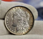 1885 US Morgan Silver Dollar $1 XF (Cleaned)