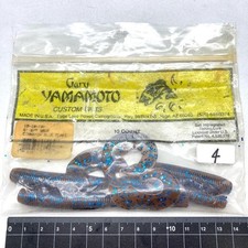 818326 Gary Yamamoto 6 Inch Jumbo Grab 4 Pieces 131 Cinnamon Blue Flake Conditio