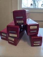 6 Red Kodak Kodaslide File 35mm Slide Storage Container Ready File