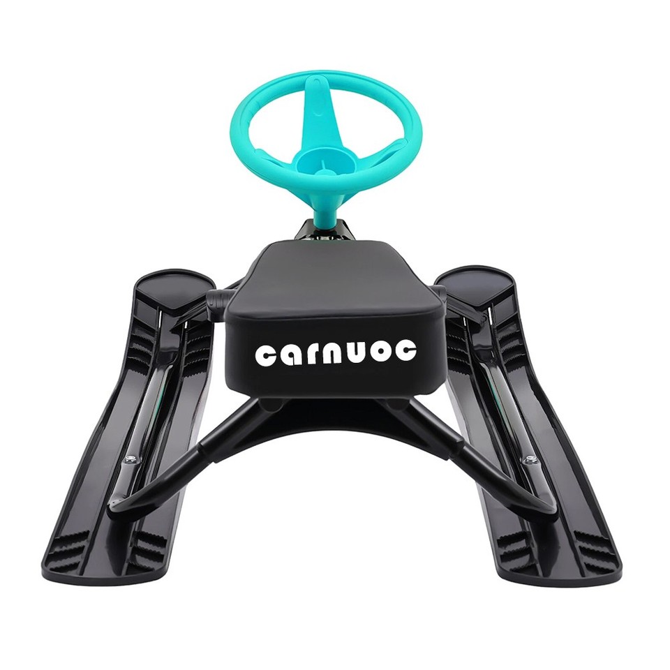 Winter Snow Racer Ski Sled Snow Sled With Steering Wheel For Kids ...