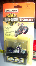 Matchbox Harley Davidson Die Cast Motorcycle-Sportster Black #76246 Vintage 1993
