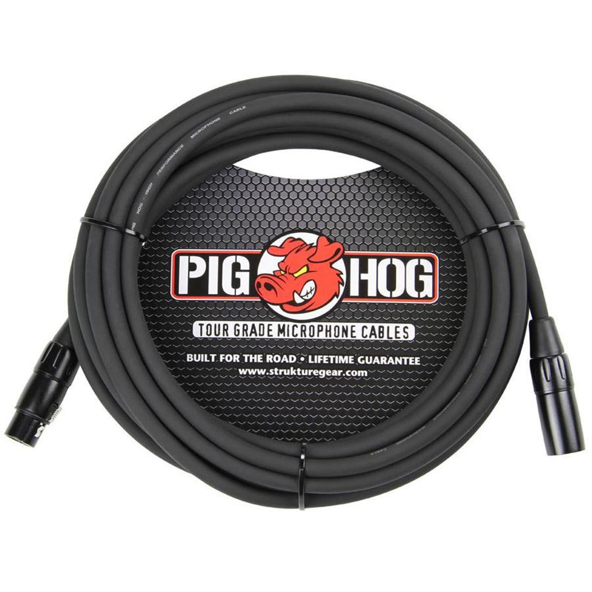 Микрофонный кабель Pig Hog 25 8 мм XLR - 3-контактный разъем XLR для подключения к 3-контактному разъему XLR для подключения к микрофону PHM25 8490₽