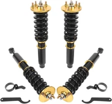 cciyu Coilover Suspension Shock Absorbers Adjustable Coilovers Lowering Kit Fit