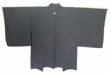 Haori Jacket Casual Layered Kimono Japanese Style Wear Pure Silk Traditional