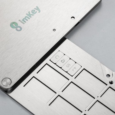 Premium imKey S1 Fireproof Crypto Seed Phrase Cold Storage Steel Metal Plates