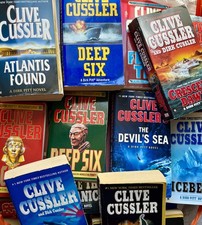 Lot of 10 Clive Cussler Paperback Books Dirk ...
