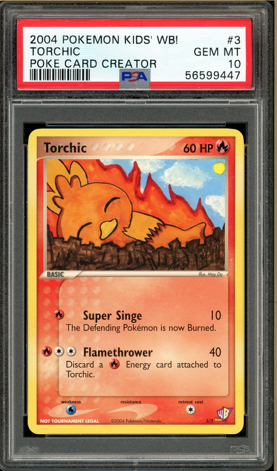 Pokémon - Torchic Kids' WB! Poke Card Creator # 3 PSA 10