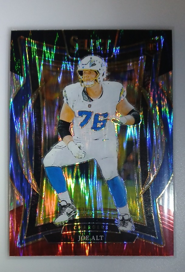 2024 Panini Select - Concourse Joe Alt #82 Black & Red Shock Prizm (RC)