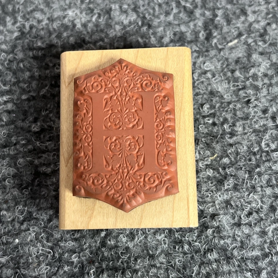 Sello Francisco Goma Sello Letra H Filigrana  Foto 2 de 3