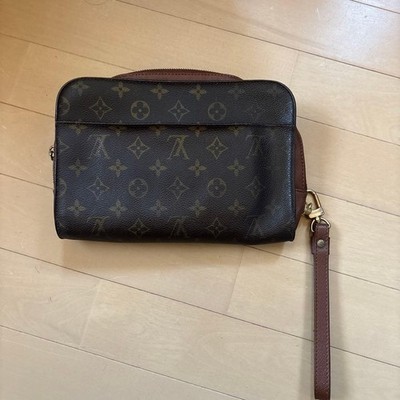 Louis Vuitton Monogram Orsay Clutch Bag Second Bag From Japan