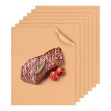 7-Pack 16 x13 Inch Grill Mats for Outdoor Grill[Copper]