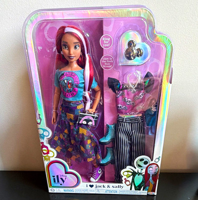 JAKKS Pacific Disney ily 4EVER I Heart Jack & Sally Fashion Doll 11in 10pc