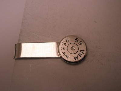 Winchester Repeating Arms WRA 9.53 Bullet Vintage Tie Bar Clip caing ammo