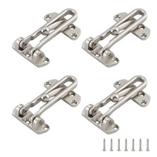 WellMade Swing Bar Door Lock Latch 4 Pack,Door Security Latch for Kids Safety...