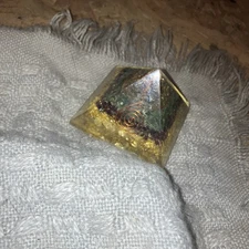 handmade orgonite pyramid
