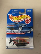 Hot Wheels 2000 Seein' 3-D Series #009 Propper Chopper Red