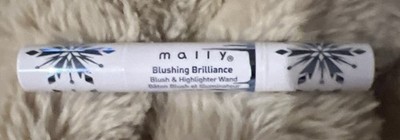 Mally Blushing Brilliance Blush & Highlighter Wand Frozen Edition Feisty/Fierce