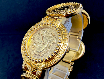 GIANNI VERSACE Gold Plated G10 LL Medusa Watch 7008002 | eBay