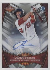 2019 Bowman Chrome 2018 AFL Fall Stars 25/75 Carter Kieboom #AFL-CK Auto s3g