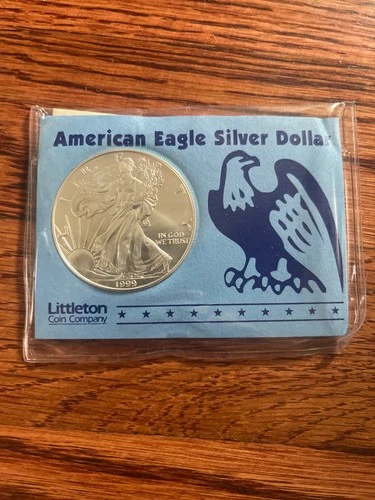 American Eagle silver dollar 1999 uncirculated Littleton