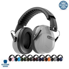 31dB Noise-Reducing Earmuffs for Kids  Adults   Adjustable, Foldable Hearing...