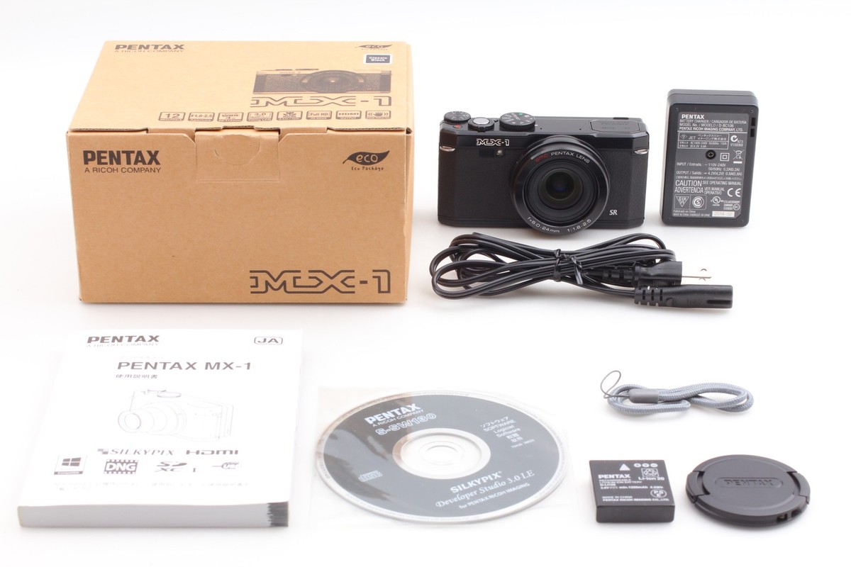 PENTAX Pentax MX MX-1 12.0MP Digital Camera - Black for sale