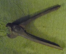 Antike Kabelzange , Bergmann F.W. A.G. Berlin D.R.P. , 11 , 25 cm x 6 cm x 4 cm