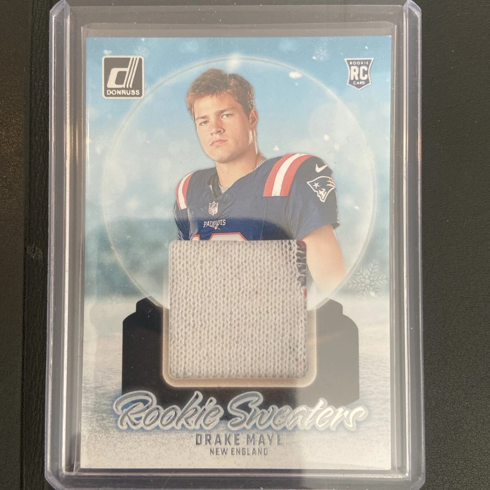 Drake Maye Panini Donruss Rookie Holiday Sweater #RHSDMA Base