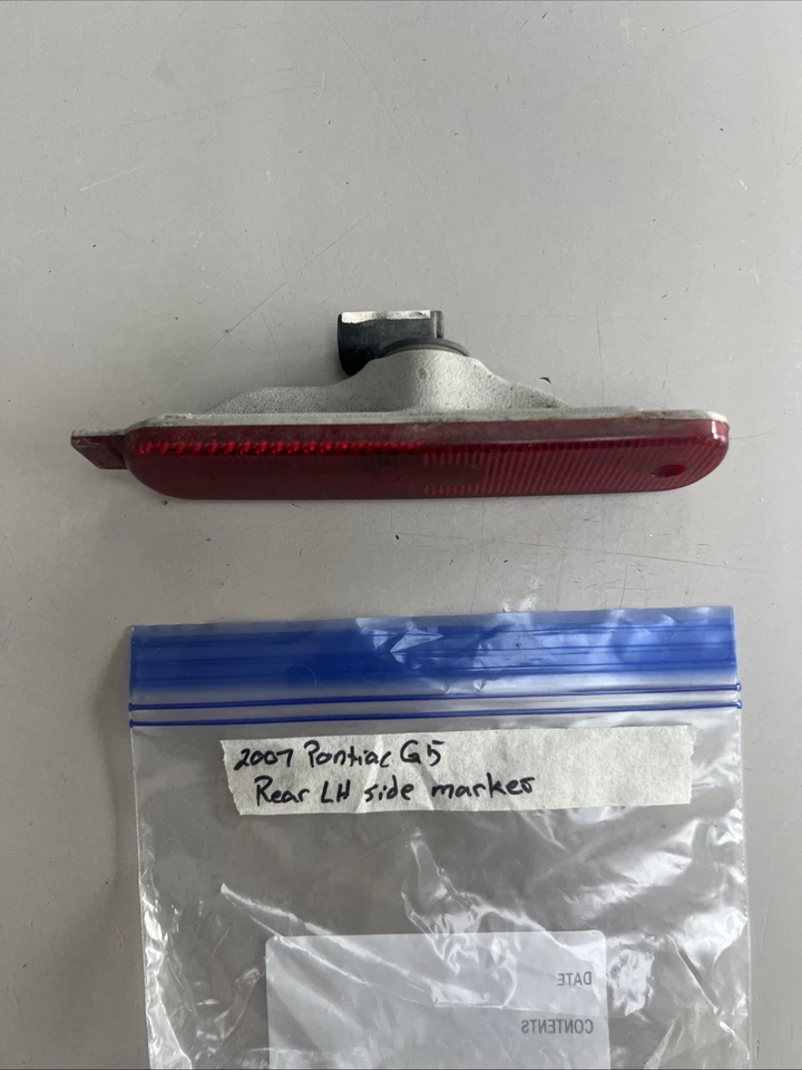 CHEVROLET COBALT PONTIAC G5 LUZ MARCADORA LATERAL TRASERA LH CONDUCTOR OEM Foto 2 de 4