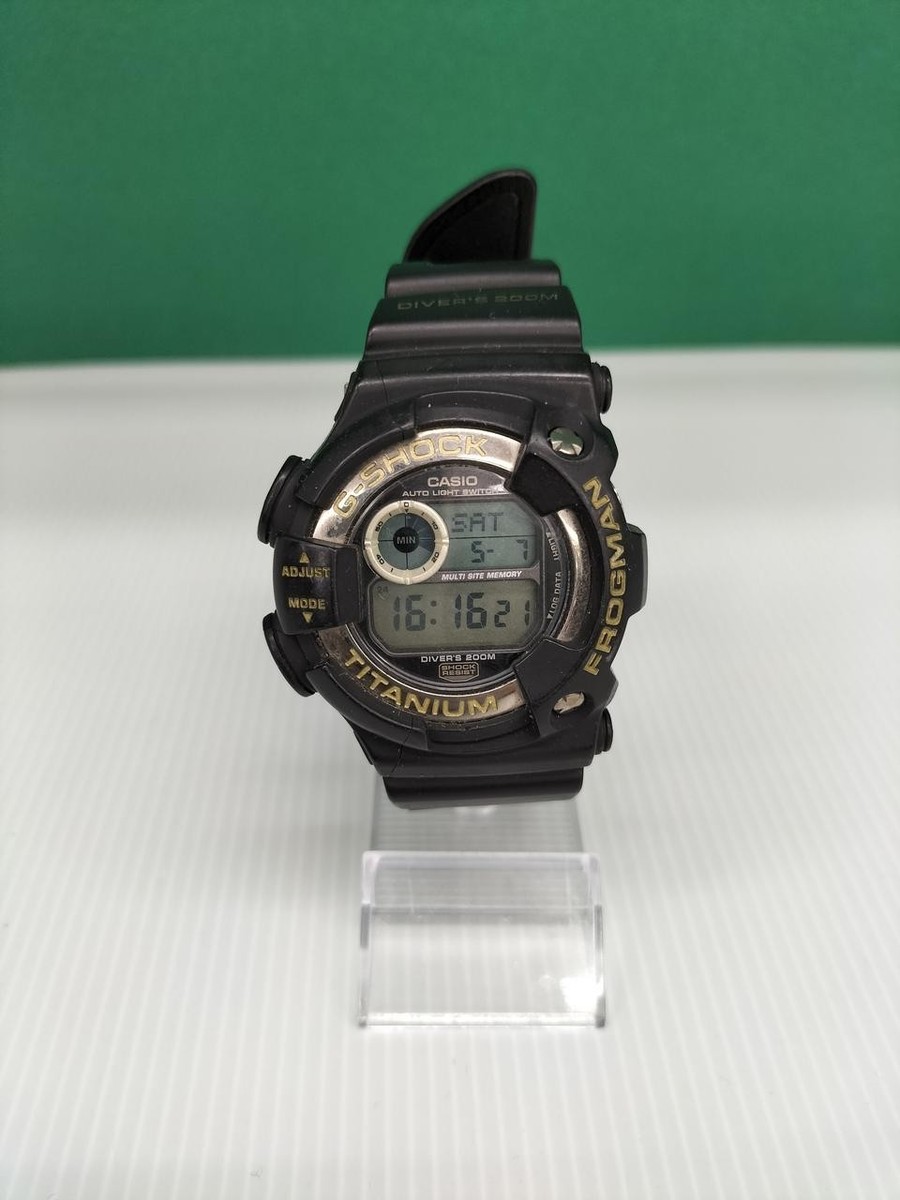 Casio Vintage Digital Watch G-shock Frogman Titanium 2016 Dw